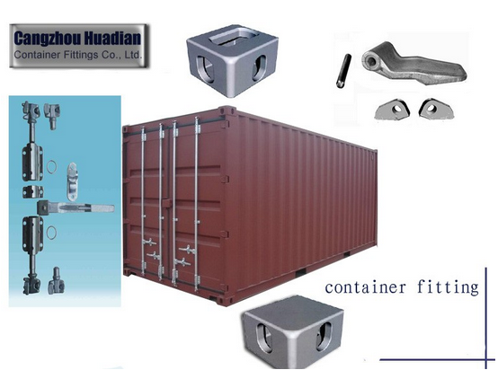 cast iron shipping container door parts container corner casting