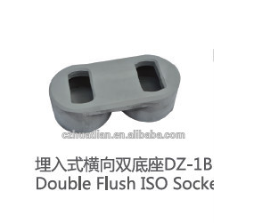 container double flush ISO socket